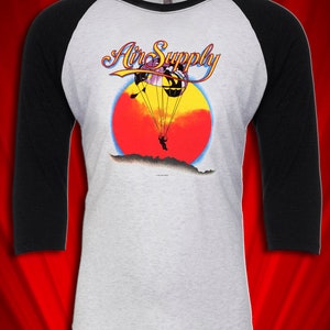 Air Supply Now & Forever 1982 Vintage Tour Concert Jersey FREE SHIPPING