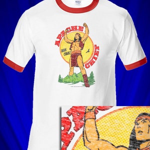 Apache Chief Saturday Morning Cartoons 1978 RINGER Tee t-shirt FREE s&h USA