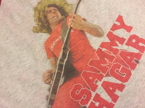 ROCKTシャツ　サミー・ヘイガー 1982年 RED HOT ROCKサイズL サミー・ヘイガー Tシャツ 1982年 RED HOT ROCK サイズL ROCKT