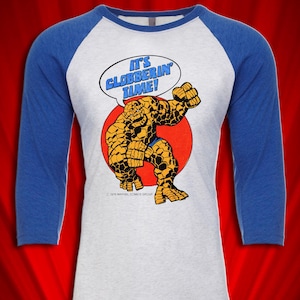 the Thing It&#39;s Clobberin&#39; Time 1970s Vintage Jersey KIDS sizes too!