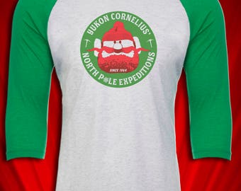 Yukon Cornelius North Pole Expeditions Vintage Jersey Christmas Humor