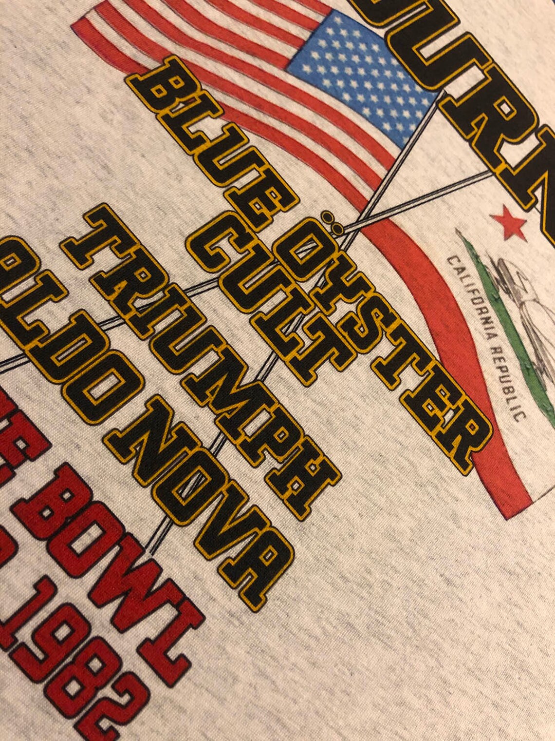 Journey Rose Bowl 1982 Vintage Tee Tour Jersey Triumph Aldo Etsy