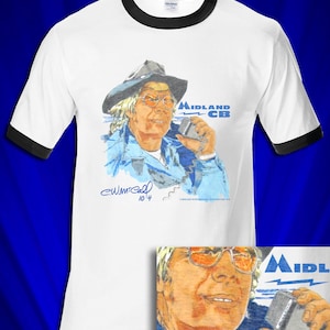 C.W. McCall 1976 Trucker ringer Tee T-SHIRT FREE s&h USA