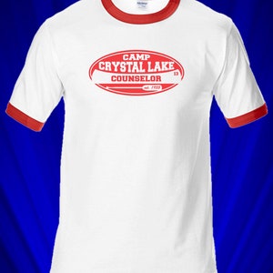 Camp Crystal Lake RINGER tee FREE ship USA Friday the 13th