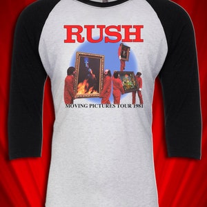 Moving Pictures 1981 Vintage Tour T-SHIRT FREE ship USA