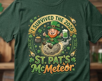 Ich habe das 2026 St. Pat's McMeteor T-Shirt überlebt!