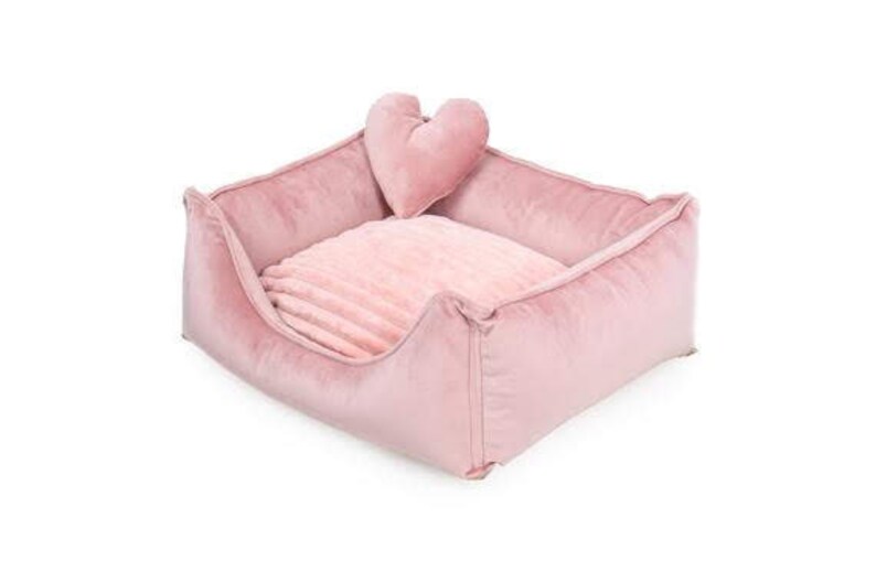 Dog Bed Modern Pet Furniture Small Dog Bed Pink Dog Etsy