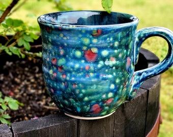 Monet Peacock Giant 20 Oz Mug for Soups and Beverages Christmas Mother&#39;s Day Birthday Gift All Occasion