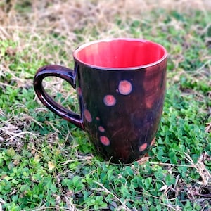 Black Opal Jumbo 24 Oz Mug, Extra Large Mug, Crafted, Ceramic Pottery Mug, Tea Mug, Coffee Mug