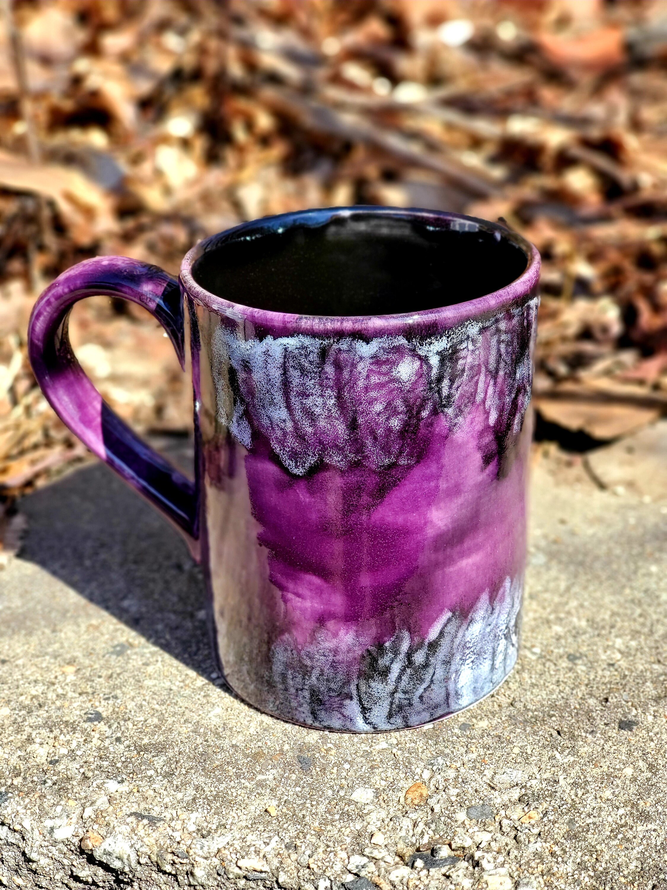 Mystic Purple Jumbo 24 Oz Mug, Extra Large Mug, Hand Crafted, Ceramic…