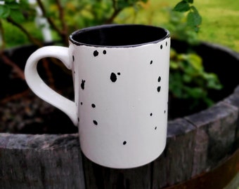 Dalmatian Large 16 Oz Mug, Extra Large Mug, Crafted, Ceramic Pottery Mug, Tea Mug, Coffee Mug