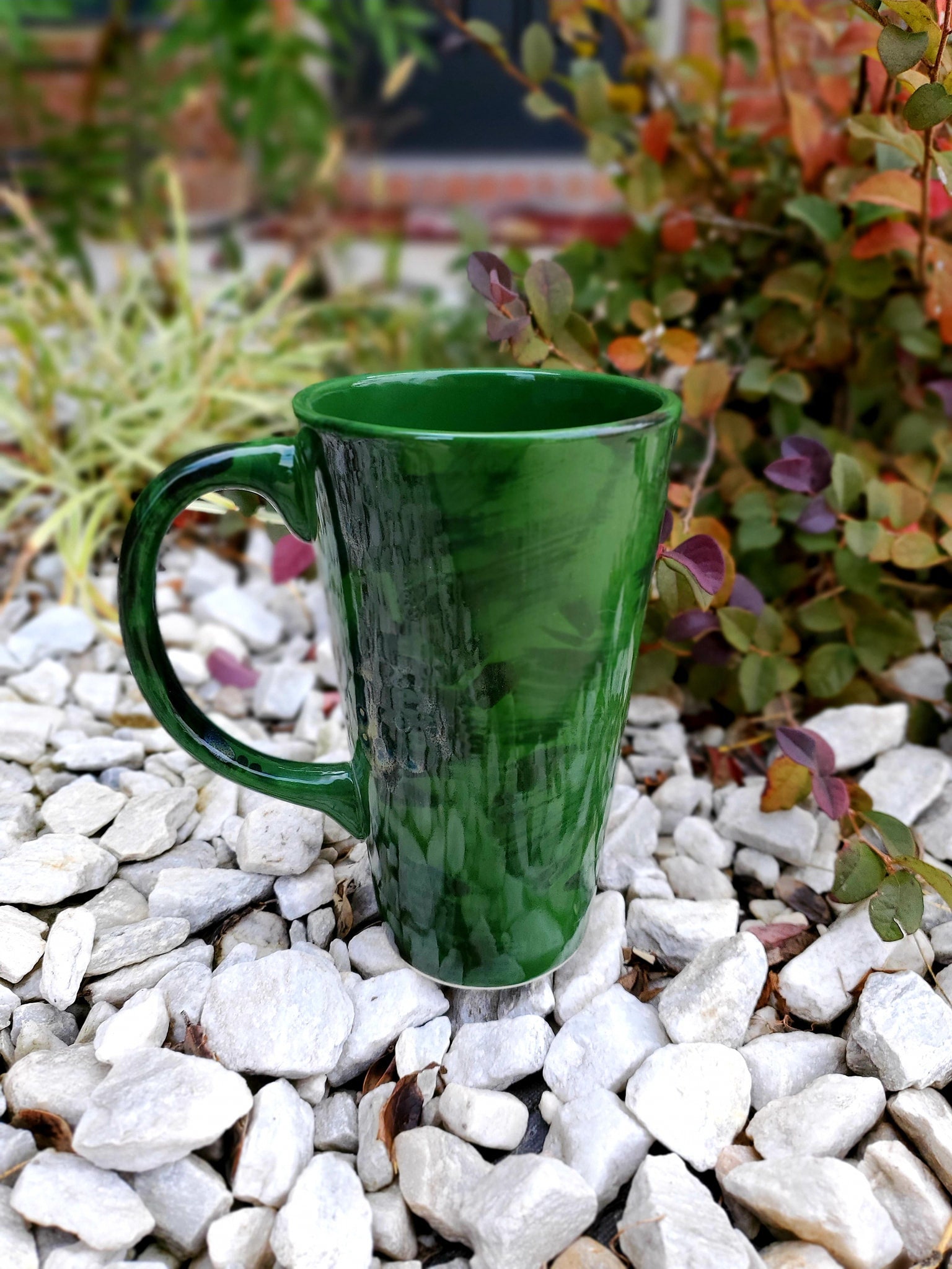 Moss Creek Mega Mug Tall 28 Oz, Super Large Mug, Hand Glazed, Ceramic Mug, Tea Mug, Coffee Mug Unique Gift