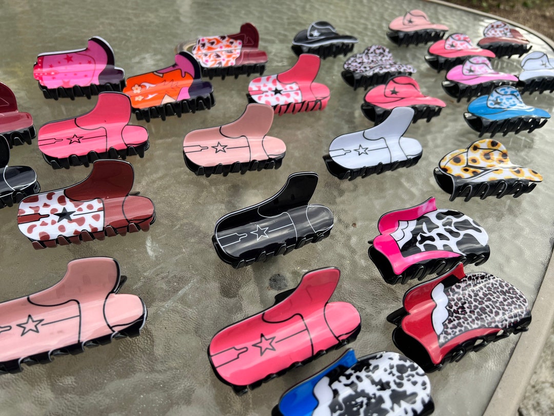 Western Hair Claw Clips Etsy