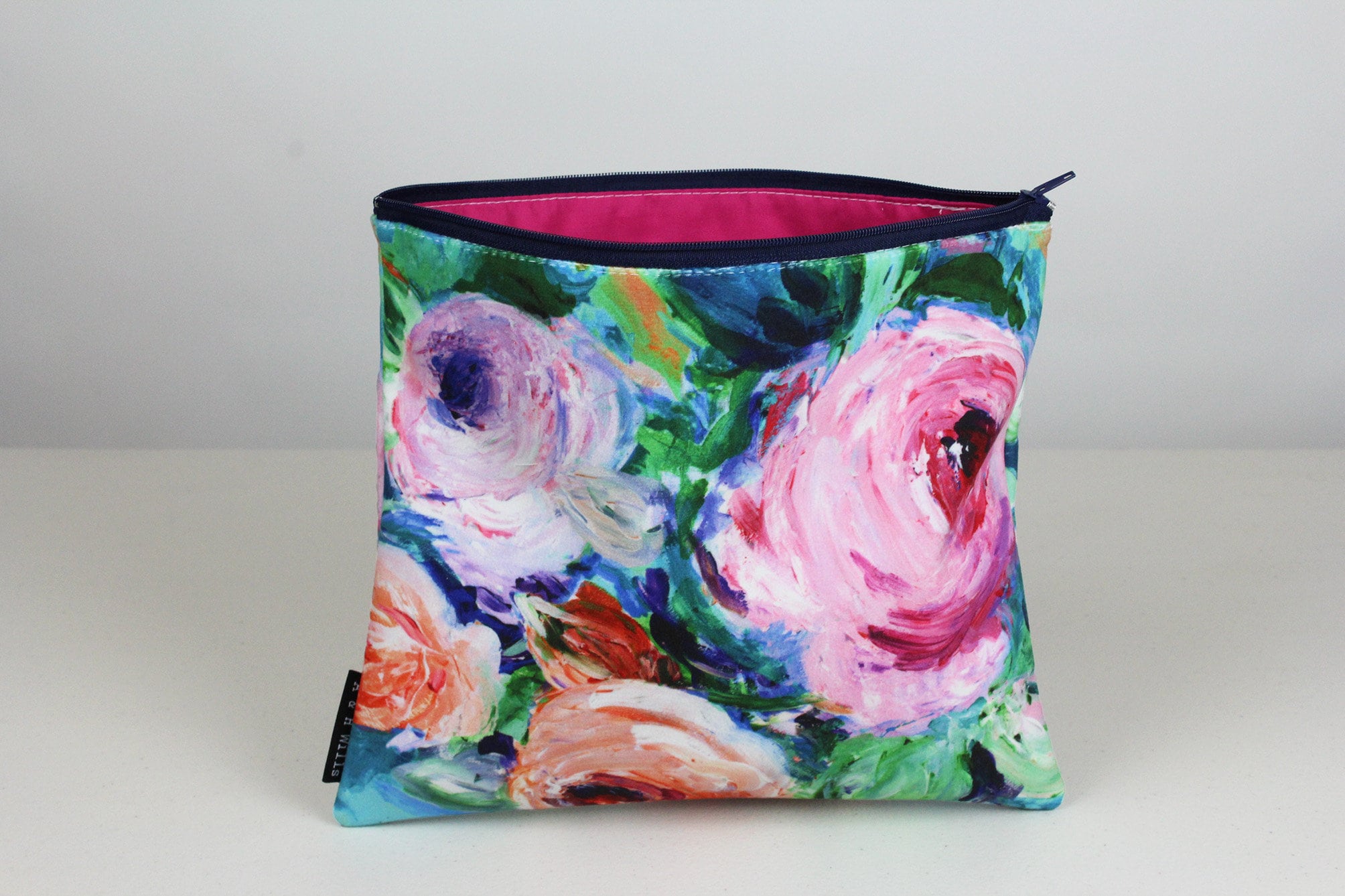 Velvet Pouch Velvet Makeup Bag Velvet Clutch Bag Floral Etsy UK