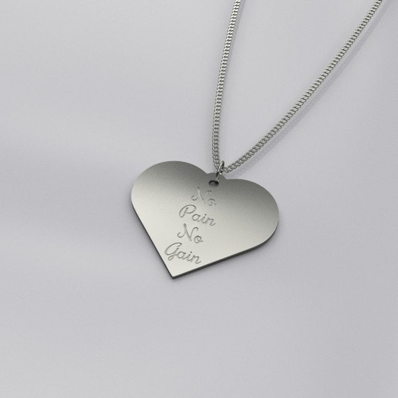 pendant NA Solid 925 Sterling Silver Charm /"Easy Does it/" AA