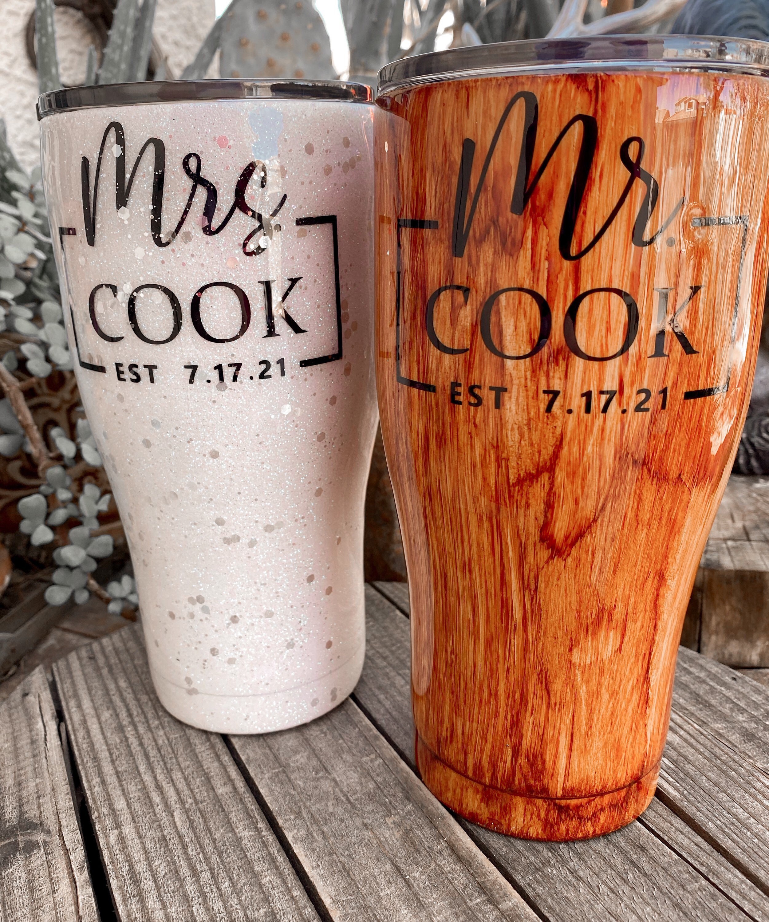 Wedding Tumblers Bride and Groom Tumbler Bride and Bride | Etsy