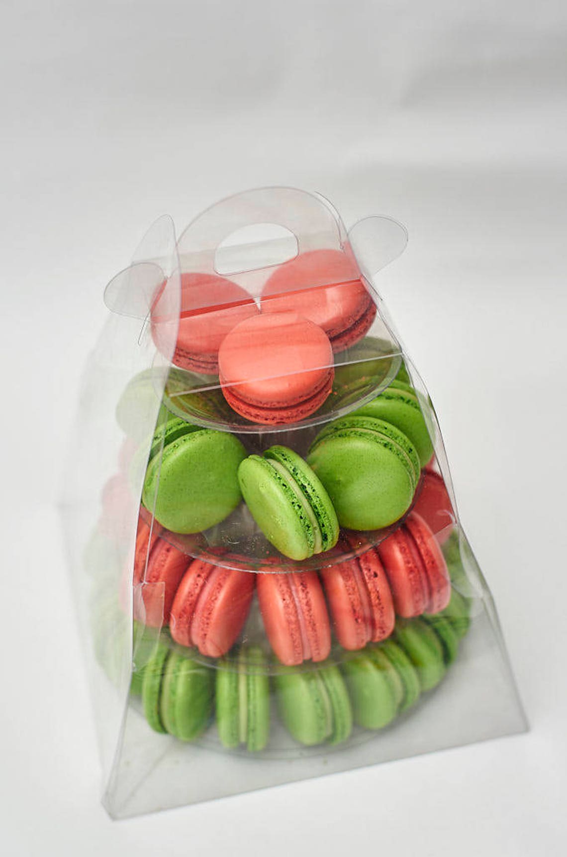 4 Tier Macaron Tower Display with Carry Case Macaron Etsy