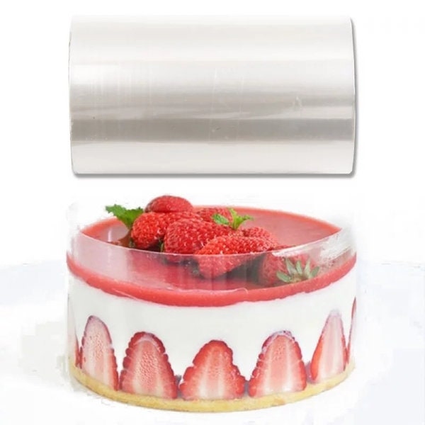 Cake Collar  Acetate Roll - Cake Bands - Collar Strips - Acetate Naked Cake - Acetate Cake Sheets