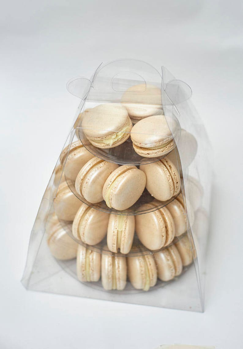 4 Tier Macaron Tower Display With Carry Case Macaron Etsy