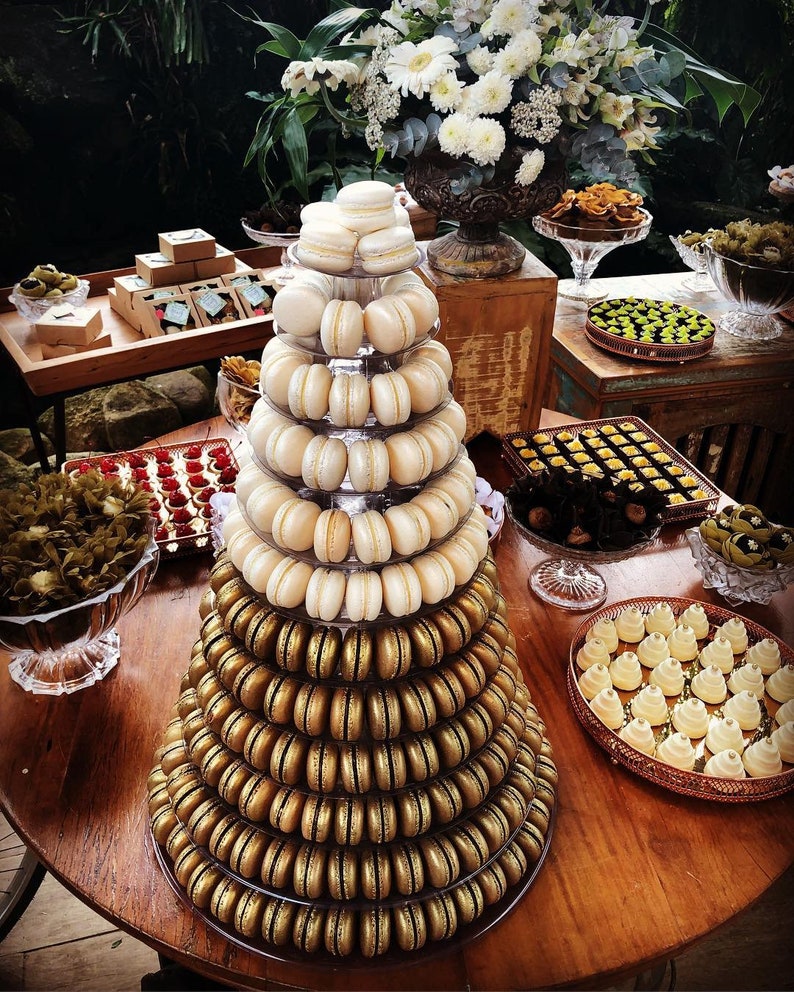 12 Tier Macaron Tower Display Stand for French Macarons Etsy Canada