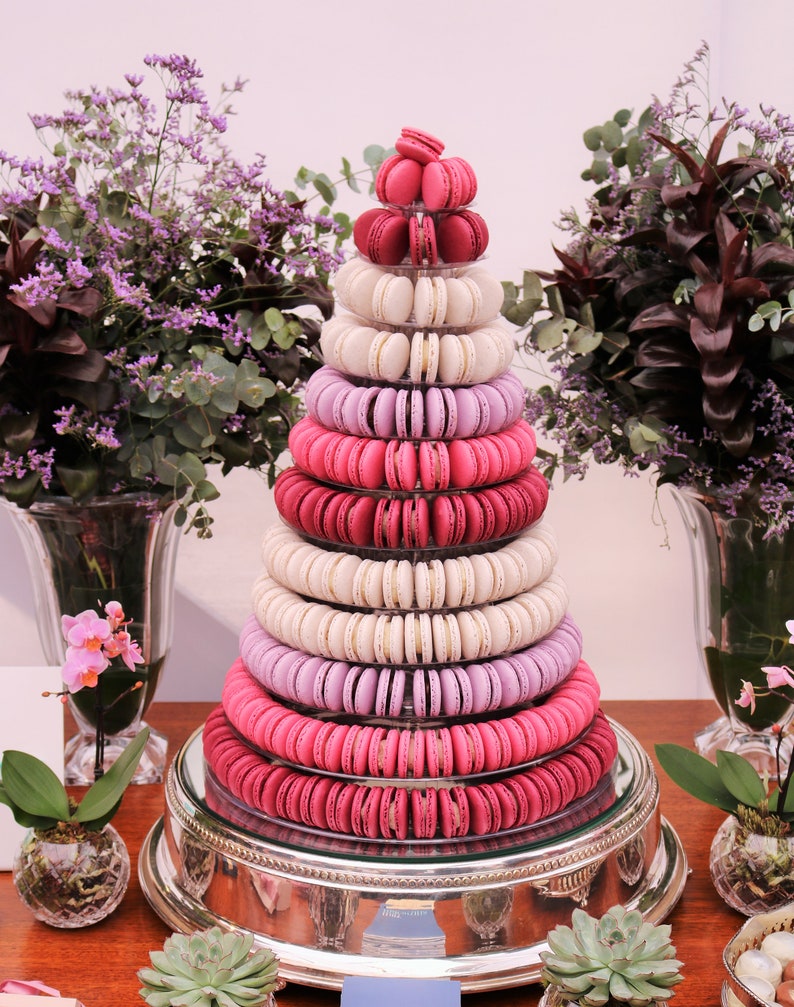 12 Tier Macaron Tower Display Stand for French Macarons Etsy Canada