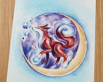 Fox Moon - Giclee Art Print