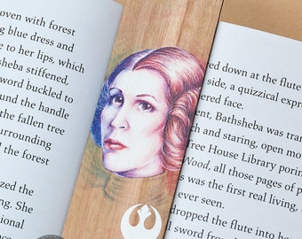 Princess Leia - Tasmanian Oak Wood Bookmark