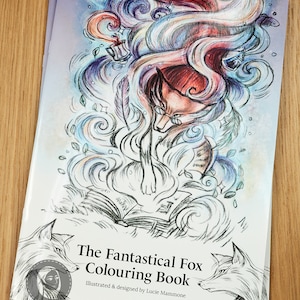 The Fantastical Fox Colouring Book - For Kids and Adults