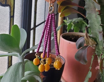 T A S S E L + D R O P Mini Terra Cotta Suncatcher Totems