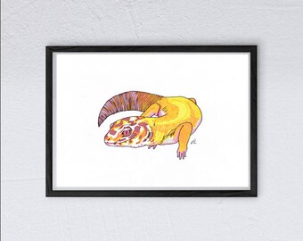 Leopard Gecko Print
