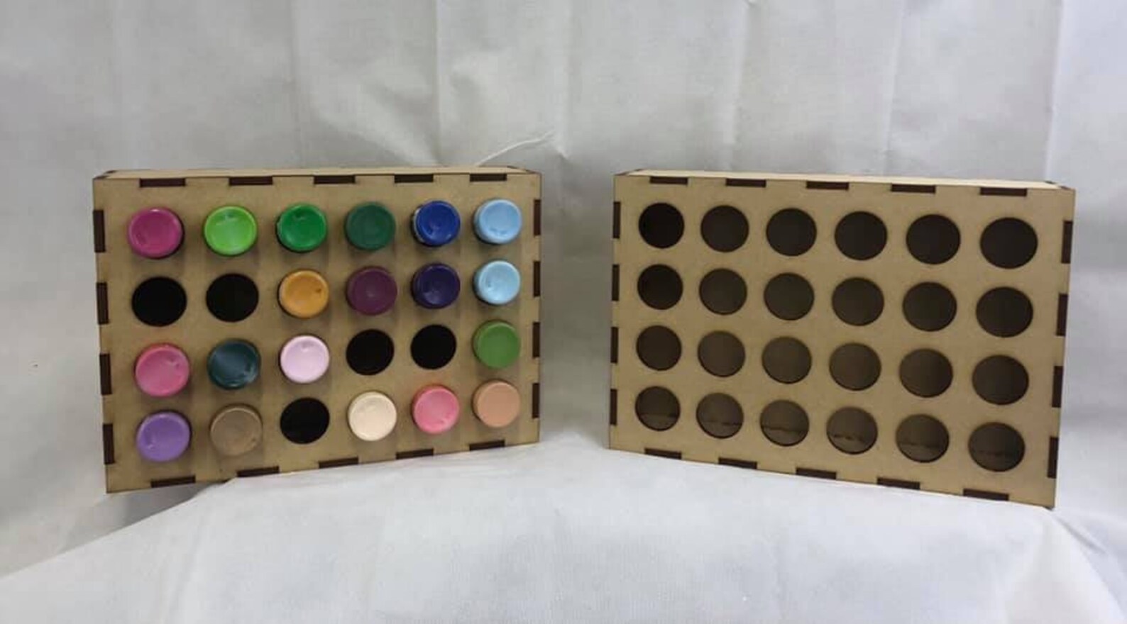 Wood Paint Storage Boxes for your 2 Ounce Bottle of Craft Etsy