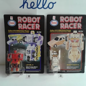 You Choose! Esso Robot Racer Transforming Action Figure Vintage 1986 Japan