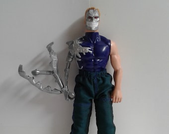 Vintage Mattel 1998 Max Steel Psycho Cyborg Action Figure