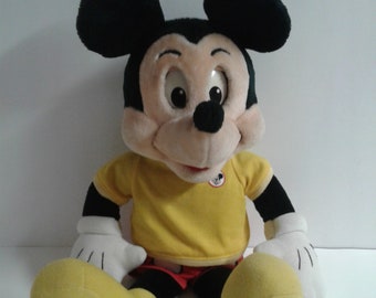 Vintage Disney 1986 Worlds Of Wonder 24" Talking Mickey Mouse Cassette Player