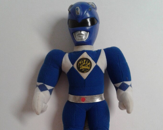 Mighty Morphin POWER RANGER (blue Ranger) Stuffed Plush Doll - Etsy