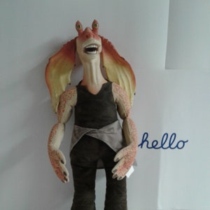 Talking jar jar binks doll outlet