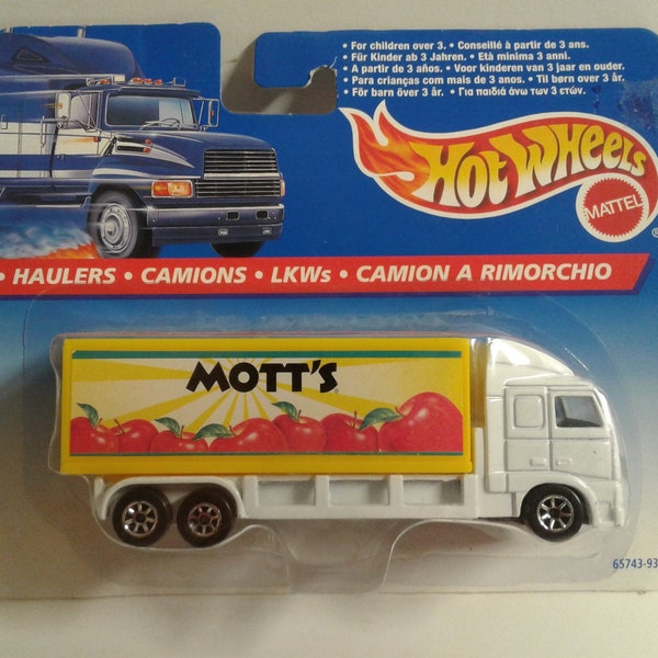 Mattel Hot Wheels Haulers Camions LKWs MOTT'S TRUCK
