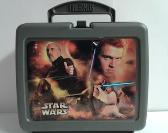 Star Wars Attack of the Clones Plastic Lunch Box 2002