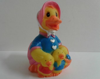 Pink duck children/'s toys Vintage plastic toy Children/'s toys Soviet Union Rare toys Duck toy Garden decor Decoration lake Lawn accessory