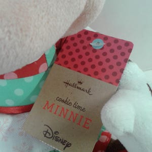 Hallmark Disney Minnie Mouse Cookie Time 13 Inch Plush Stuffed Animal image 6