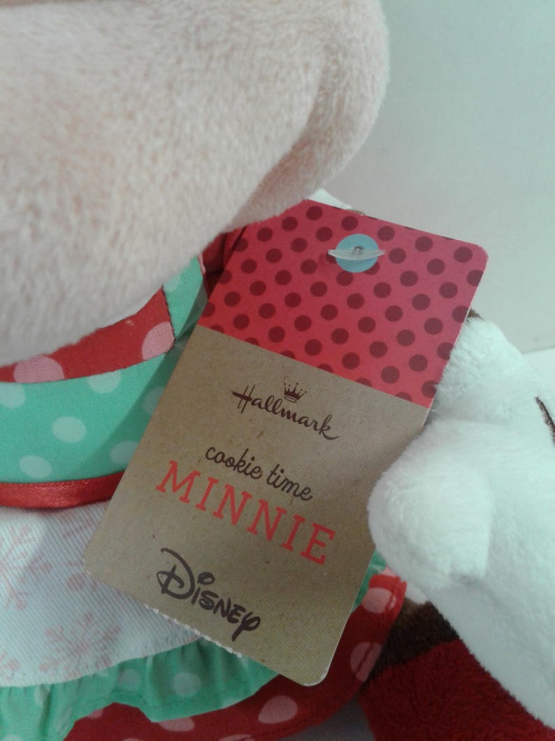 Hallmark Disney Minnie Mouse Cookie Time 13 Inch Plush Stuffed Animal image 6