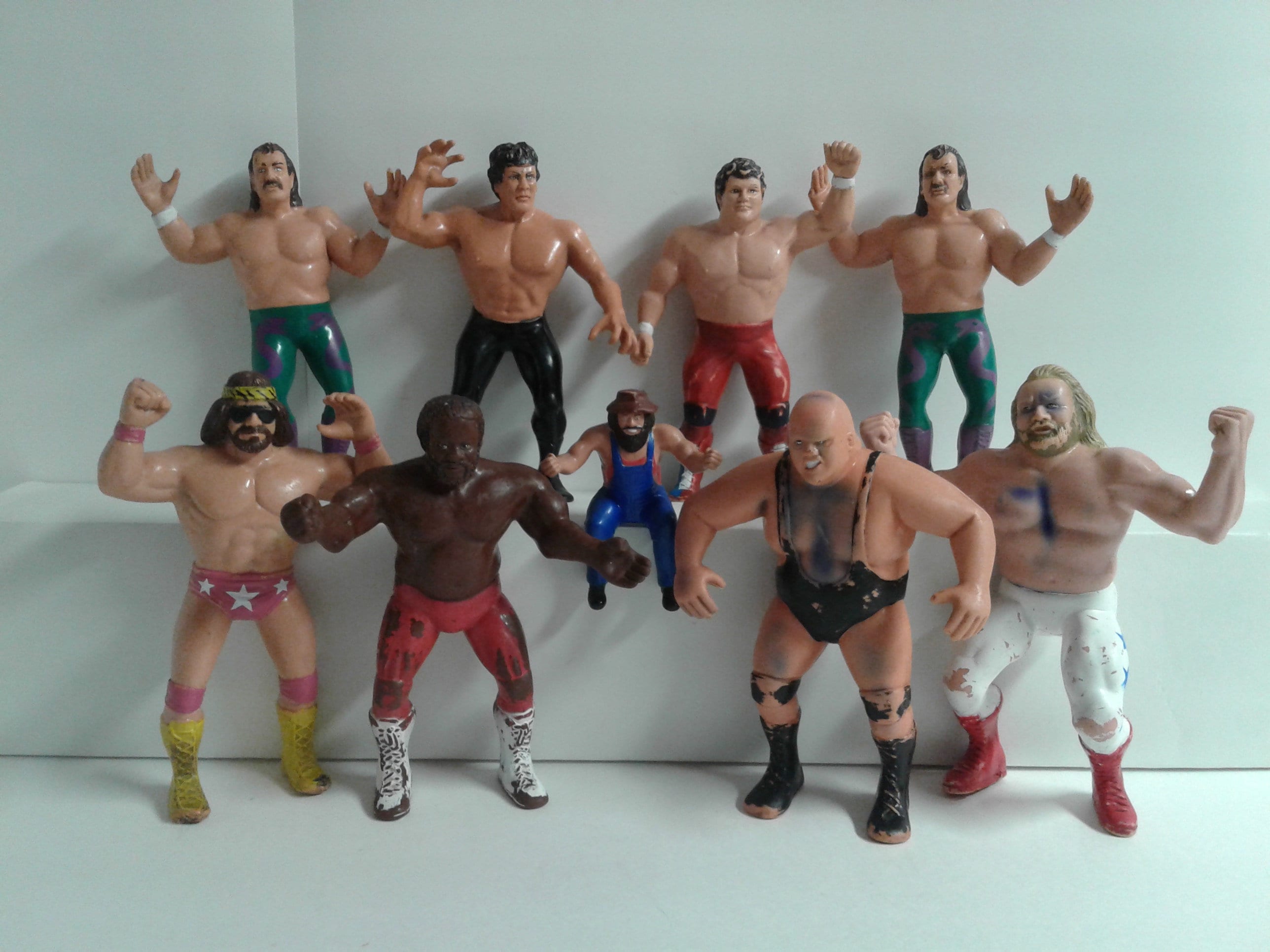 Vintage WWE LJN Titan Sports Wrestling Action Figures Lot Of 9 Etsy
