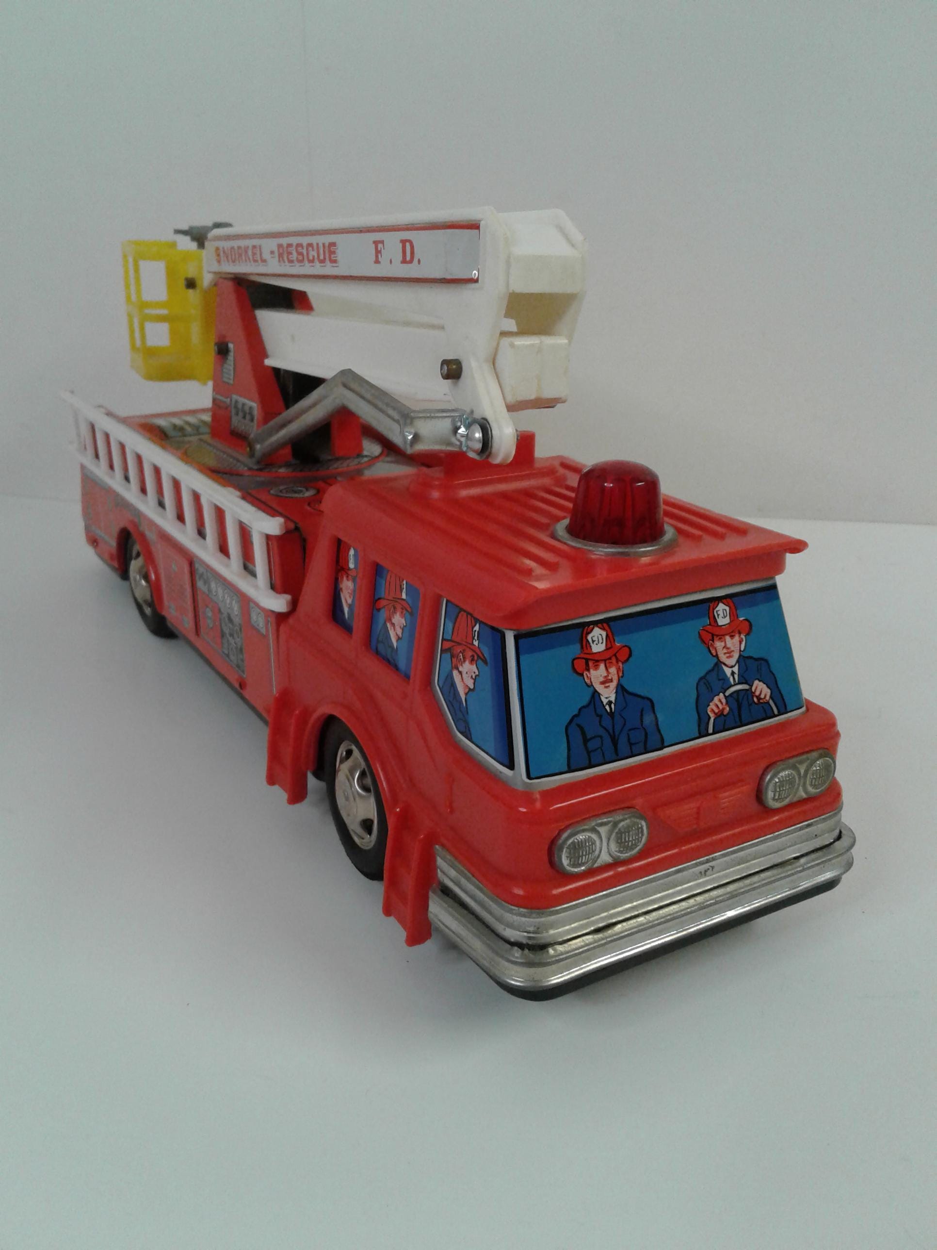 Vintage 1960s Snorkel Rescue Fire Truck Junior Product Japan 12