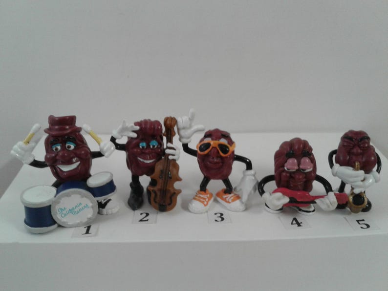 You Choose! California Raisin PVC Figures, Vintage Applause 1980s - Etsy