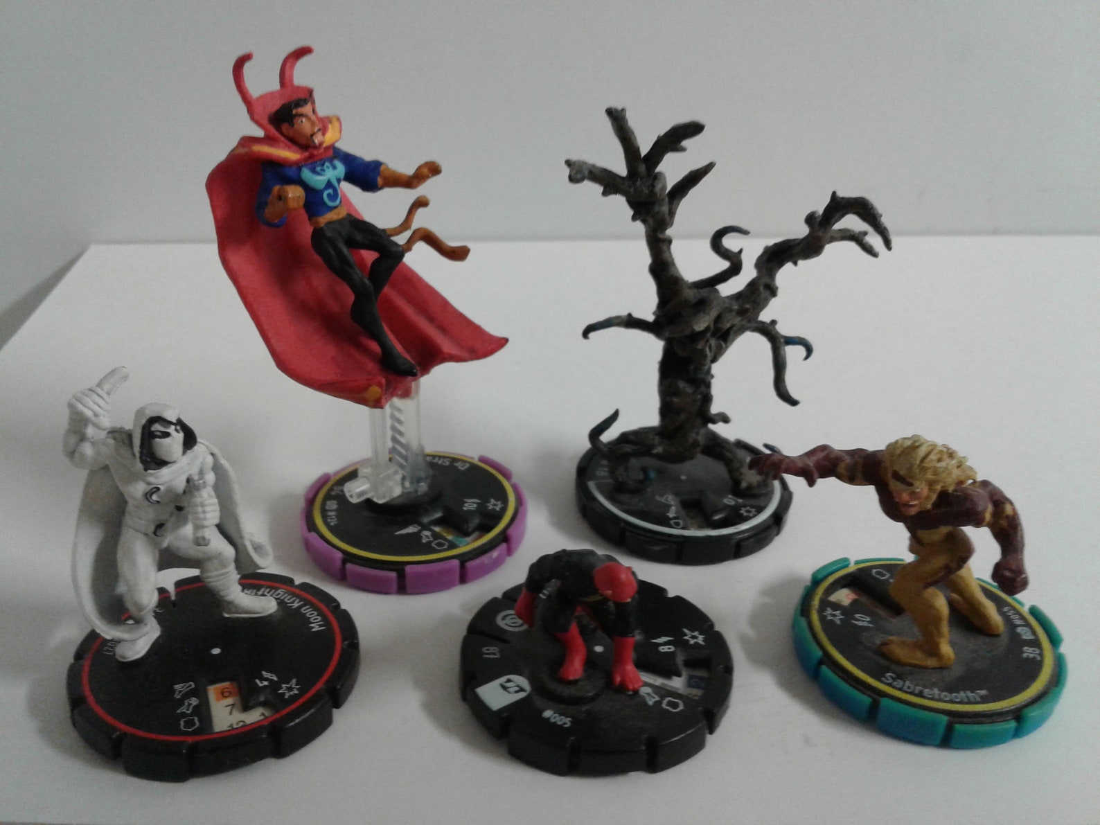 Marvel Comics HEROCLIX Lot of 10 Marvel Characters Figures Etsy