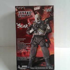 Elite Force Terminate SCAR 1/6 Collectible Figure - Blue Box