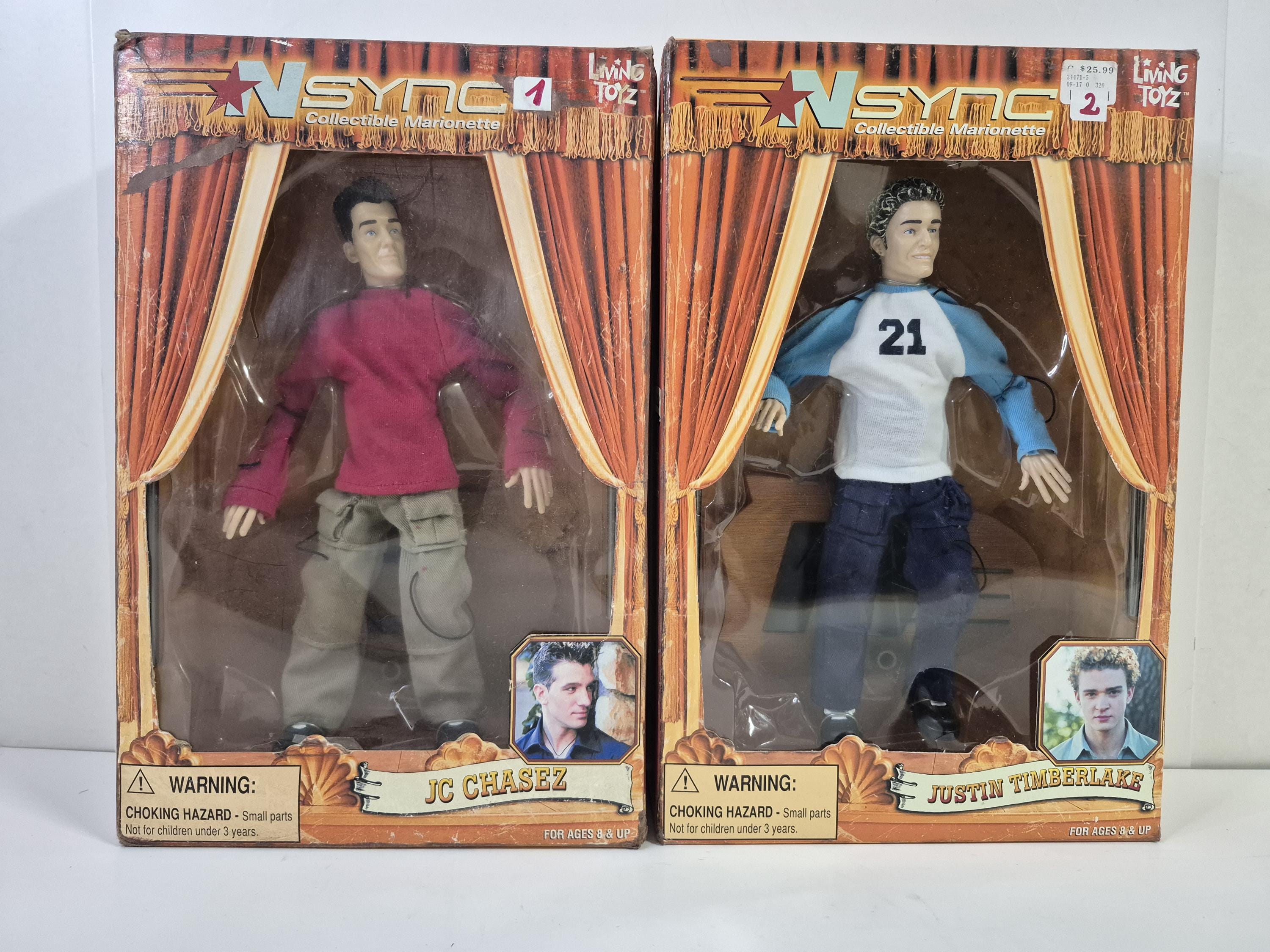 You Choose! Living Toyz 2000 Nsync Collectible Marionette JC