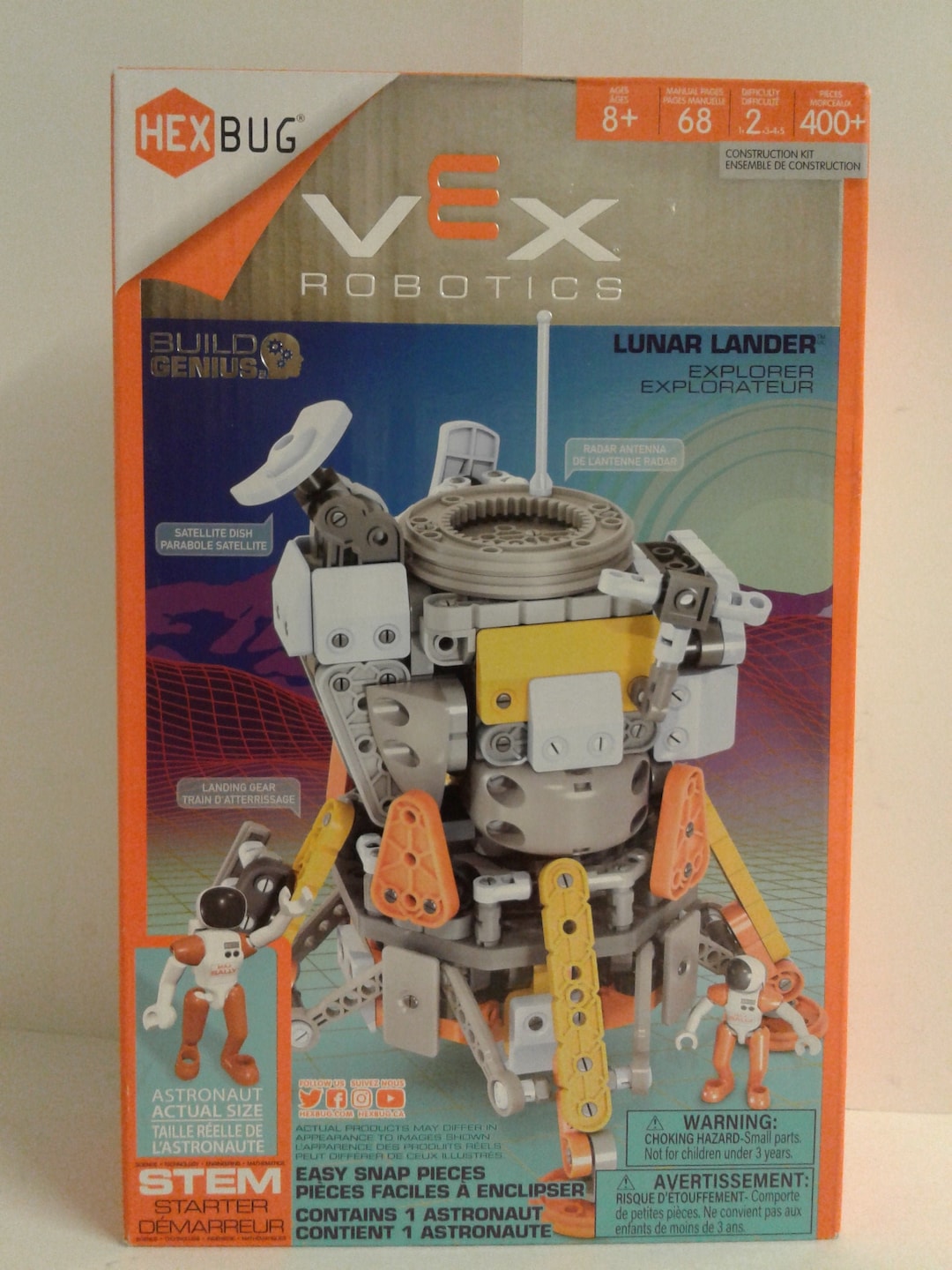 Lunar Lander Vex Robotics Science Lab Space Building Kit STEM