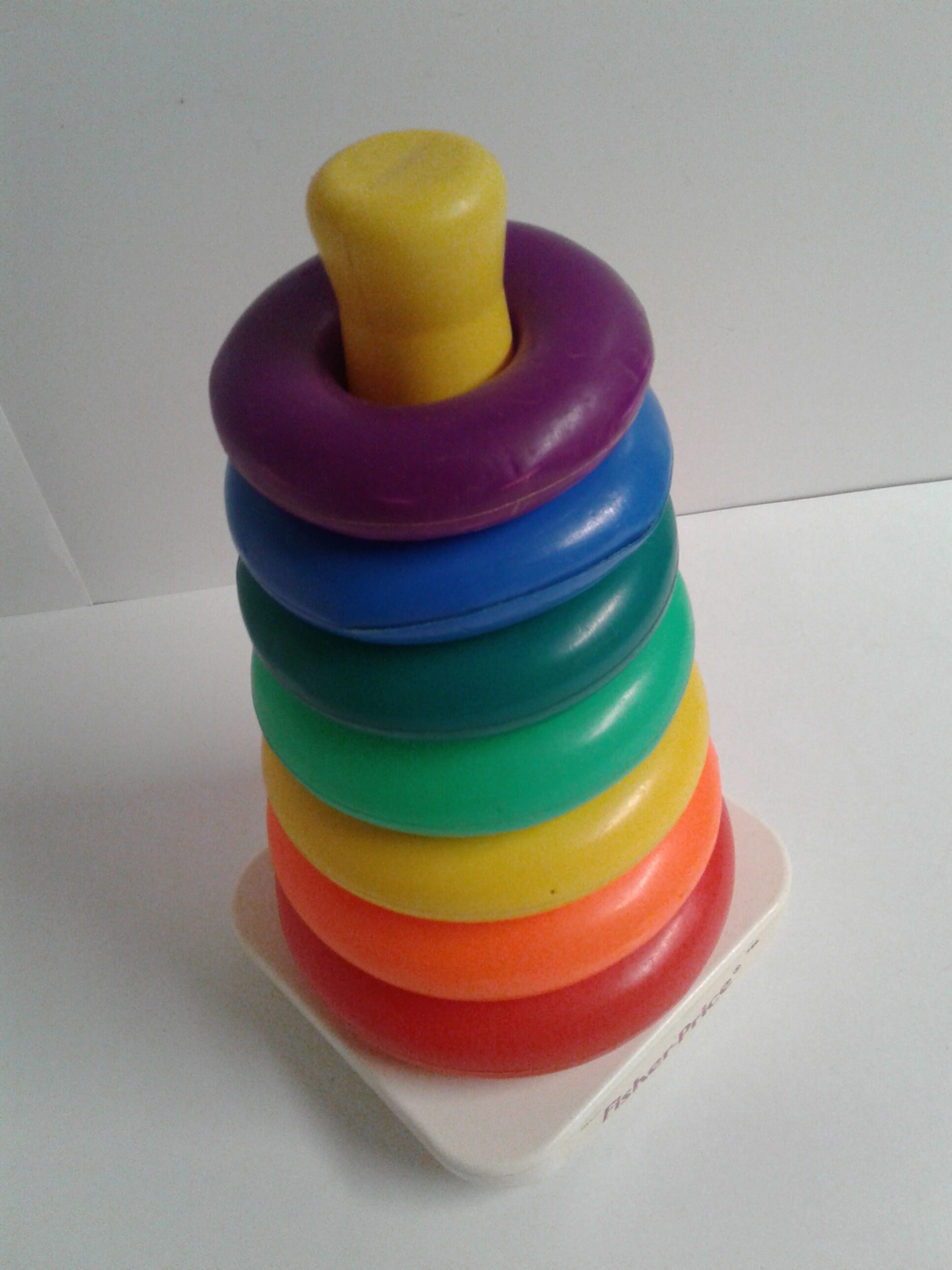 Vintage 80s FISHER PRICE 627 RockAStack Stacking Ring Toy 7 Etsy