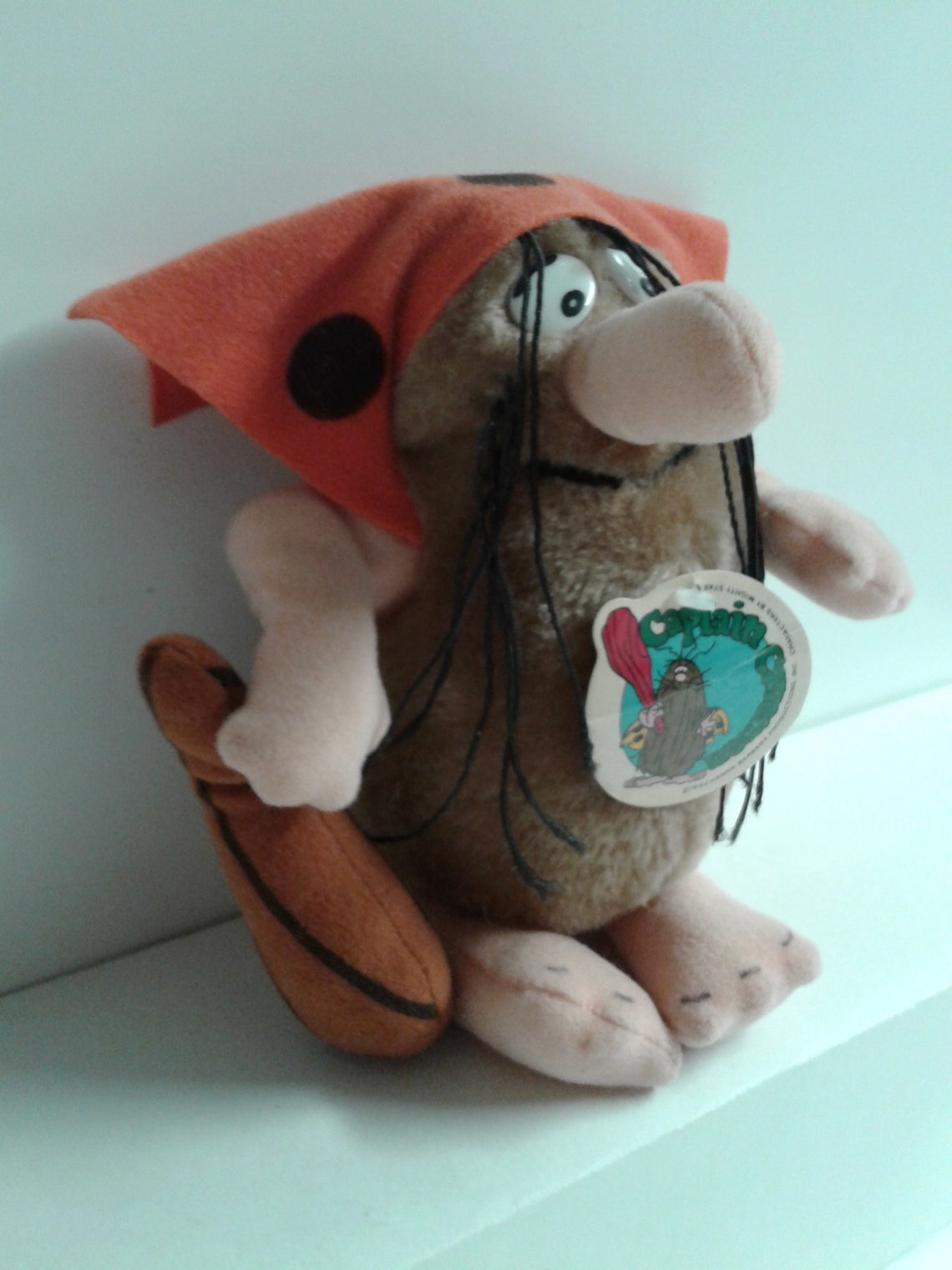 Vintage 90's Captain Caveman Plush Stuffed Mighty Star | Etsy